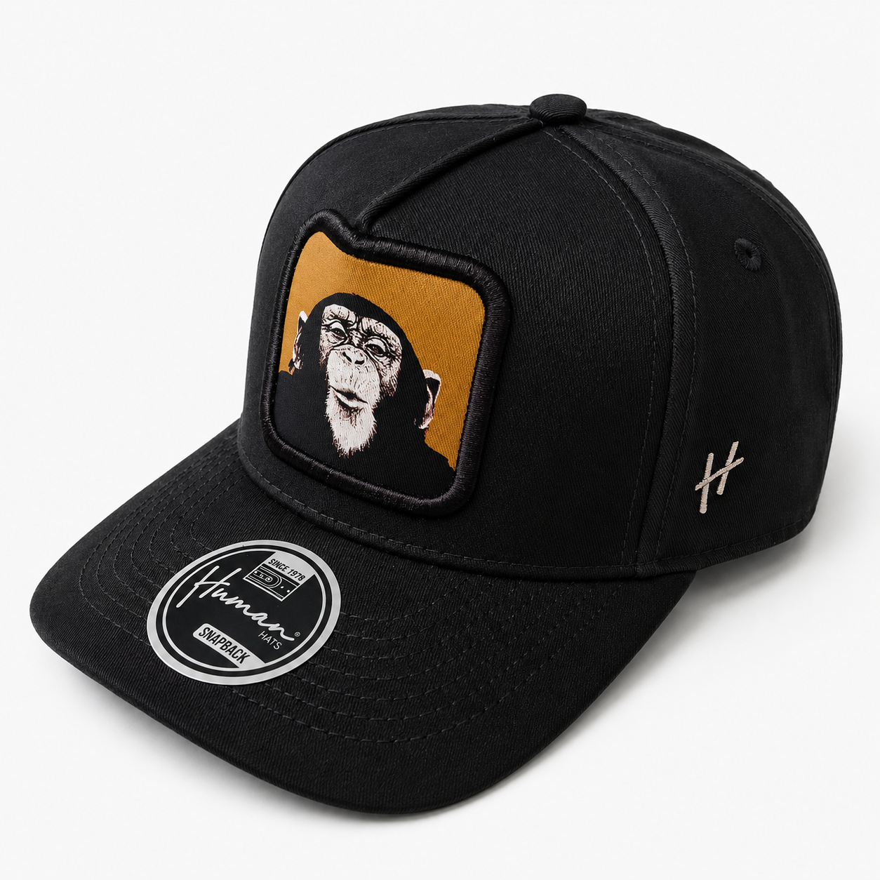 gorra humans negra - mandoquita